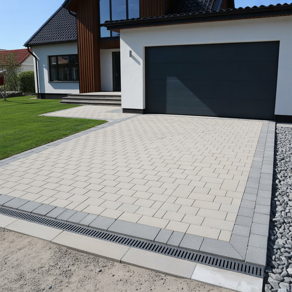 10.Sa bygger du en stabil och saker garageuppfart i betong eller sten