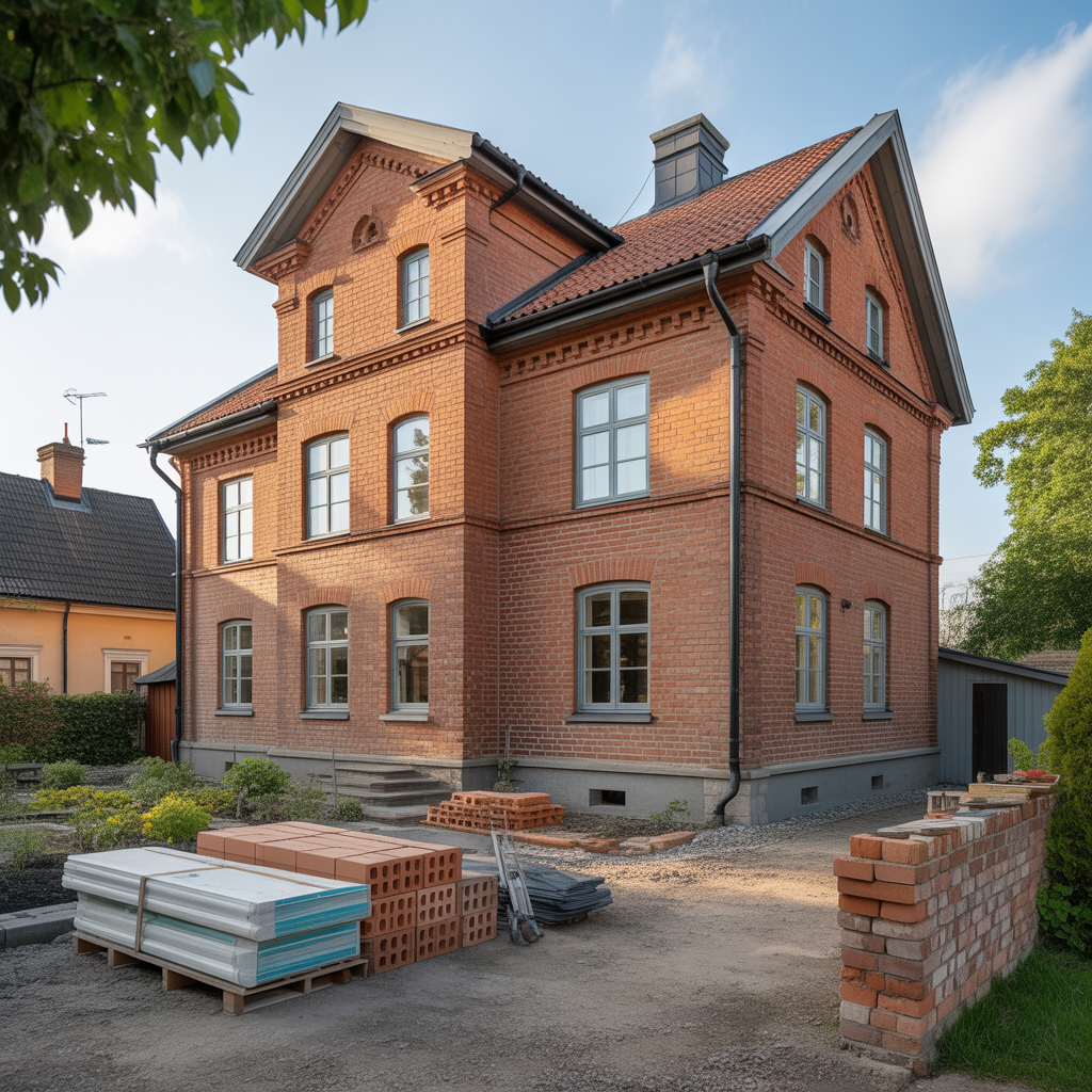 4.Guide till att renovera en aldre tegelvilla