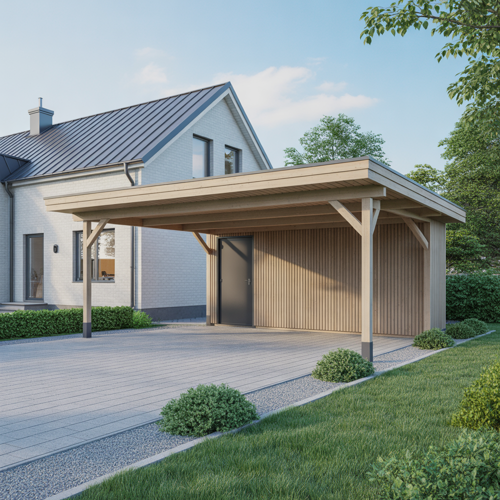 5.Sa bygger du en snygg och funktionell carport med forrad