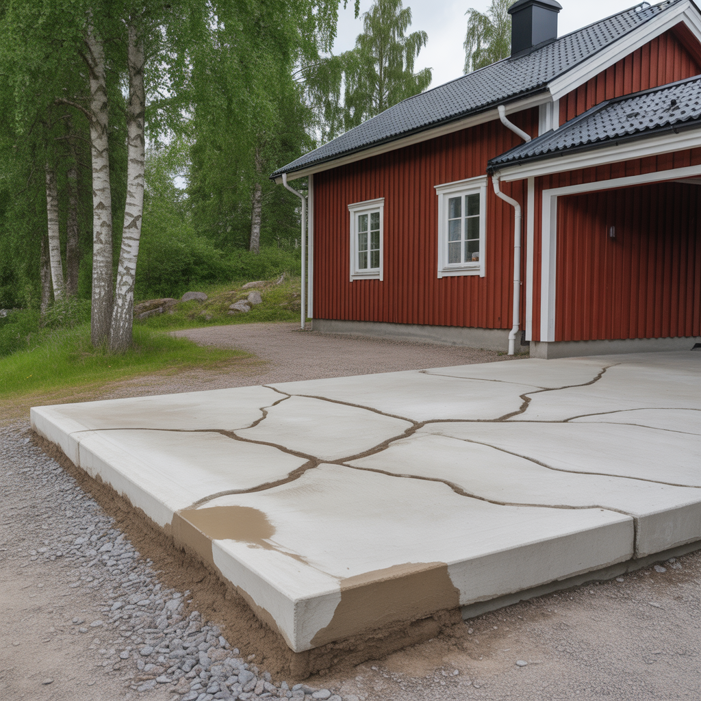 felsokning av sprickor i betongplatta orsaker och atgarder