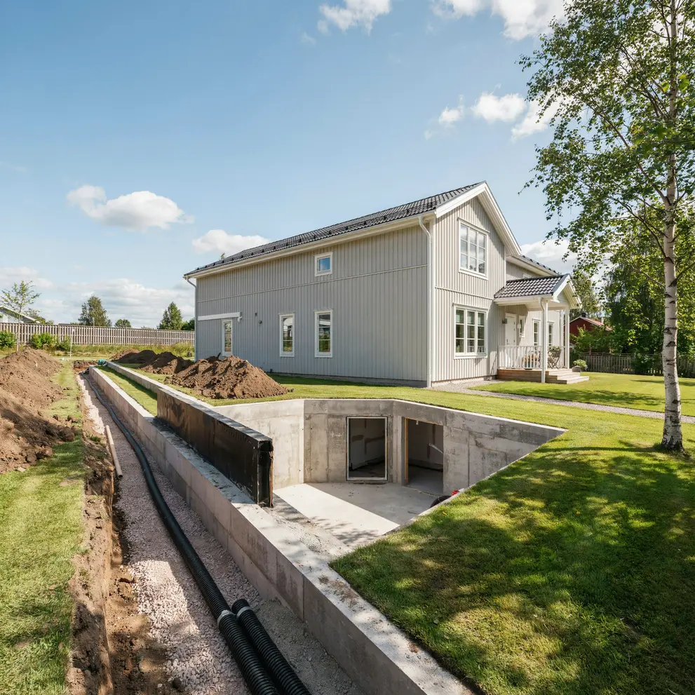 renovera kallare dranera husgrund ursvik sundbyberg stockholm